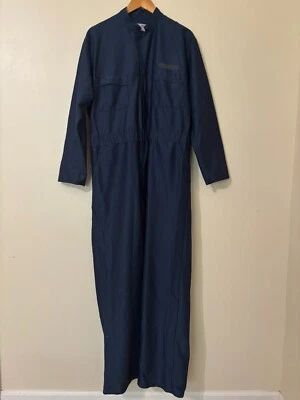 Vintage Red Kap Coverall Jumpsuit Polyester Blue Work Wear Uniform Halloween - Image 1 of 4
