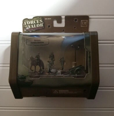 Forces of Valor#98100 German Calvary Division Soldiers/Horse/cart 1:72 Scale NIB - Image 1 of 4