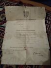 Antique Cambridge University Examination Certificates 1920's