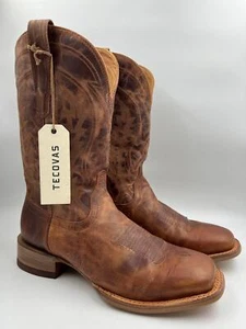 Tecovas The Doc Cowboystiefel Western Handmade Boots Echtleder Gr. 43 Defekt! - Picture 1 of 10