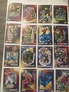 Lot of 16 X 1992 Impel Marvel Universe Series Super Heroes, free ship, see photo - Zdjęcie 1 z 7