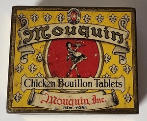 Vintage Mouquin Hühnerbouillon Tabletten Dose - Bild 1 von 4