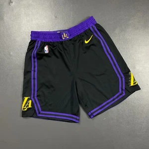 100% Authentic Los Angeles Lakers Nike City Edition Swingman Shorts 42 XL Mens - Picture 1 of 6