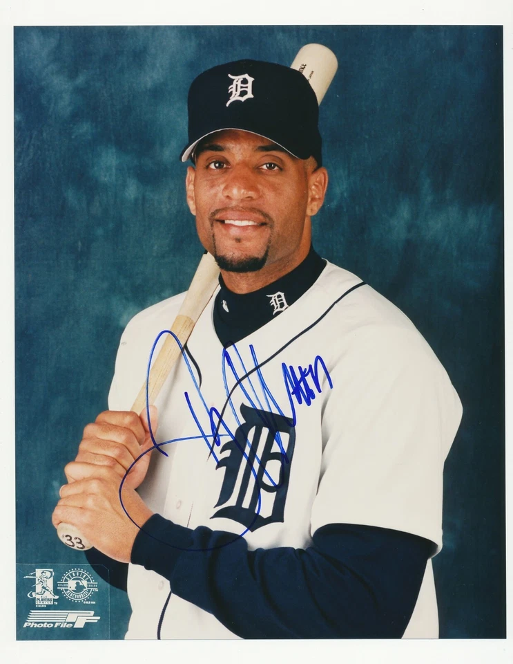 Foto 8x10 firmada/autografiada por Tony Clark ~ Tigres de Detroit con certificado de autenticidad Foto 1 de 1
