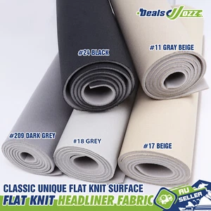 Automotive Roof Lining Headliner Materials Flat Knit Texture Come with Foam Back - Picture 1 of 17