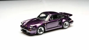 Master 1/64 Porsche 930 911 Turbo Black Bird Engine Diecast Toys Car Models Gift - Foto 1 di 21