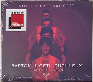 Quatuor Hanson - Not All Cats are Grey: Bartók Ligeti Dutilleux (CD) New Sealed - Picture 1 of 2