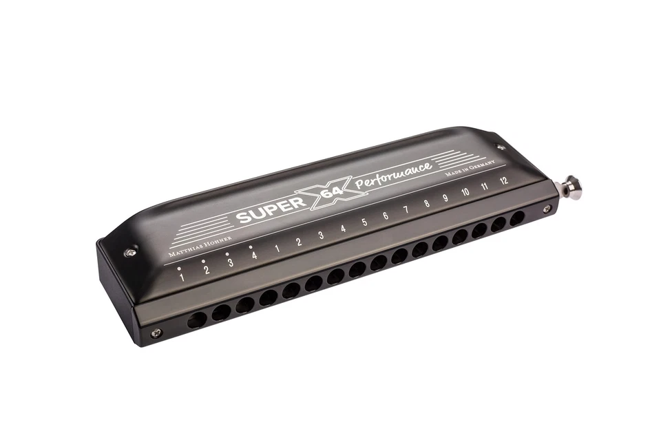 Hohner M758601 Super 64 Stainless Steel Harmonica - Image 1 of 1