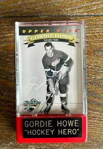 1992 Gordie Howe Auto Hockey Heroes Upper Deck Auto COA Great Display Case - Picture 1 of 3