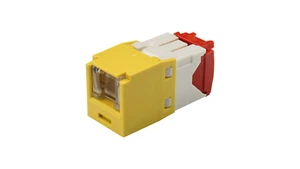Panduit CJH5E88TGYL Mini-Com TX-5e Shuttered Jack Module T568 A/B Wiring, RJ45 - Picture 1 of 3