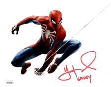 Yuri Lowenthal autographed inscribed 8x10 photo Spider-Man JSA COA Peter Parker