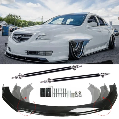 For Acura TL Front Bumper Lip Part Accessorie/ Splitter+Spoiler Body Foto 1 de 4
