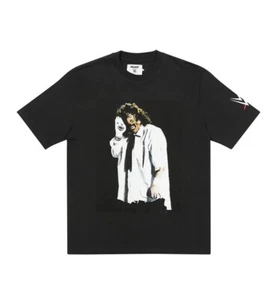 NWT Palace Skateboards WWE Mankind Sock T-Shirt Black Size Men’s Small FREE SHIP - Picture 1 of 9