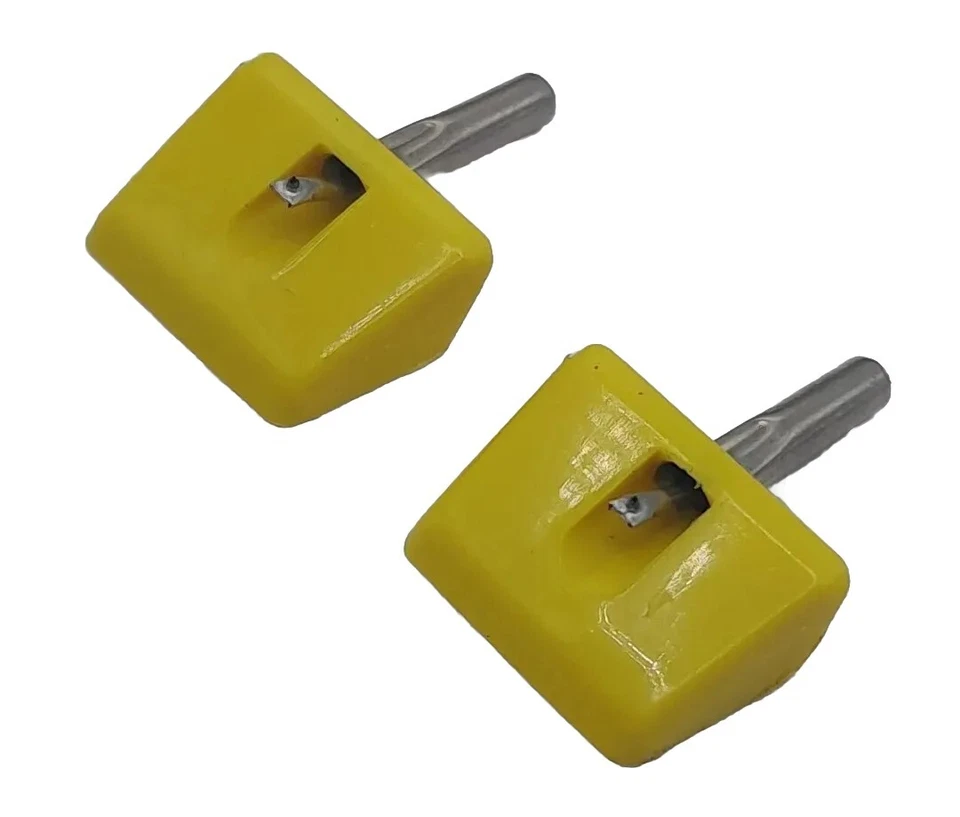 RIVERTONE BRAND NEW JUKEBOX NEEDLE PAIR FITS Seeburg SHOWCASE-YELLOW PAIR!