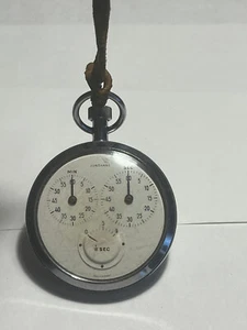 ⏱️ Vintage Junghans Stopwatch 1/10 Second Chronograph 3 Hands - Working! - Picture 1 of 3