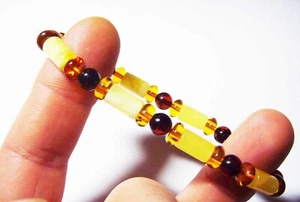 Natural Barnstein bracelet Baltic amber 5.48gr. A 69 - Picture 1 of 7