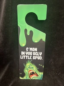 GHOSTBUSTERS 2014 SLIMER DOOR HANGER TAG - Picture 1 of 2