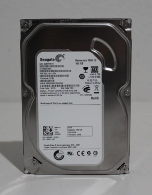 Seagate Barracuda SATA 160GB 7200 RPM ST3160318AS 9SL13A-034 - Tested Working - Image 1 of 4