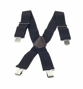 Bike It Nero Moto Pantaloni Jeans Bretelle - Foto 1 di 1