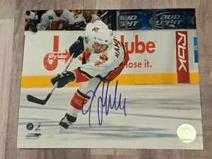 Roman Hamrlik Signed 8x10 Photo File COA Flames Canadiens Lightning Islanders B - Picture 1 of 1