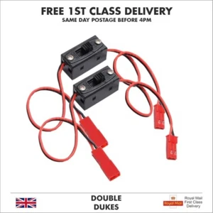 Interruptor de encendido/apagado RC 2 piezas Conector JST 6V Caja Receptor Luz Batería Nitro Alimentación Coche - Imagen 1 de 9