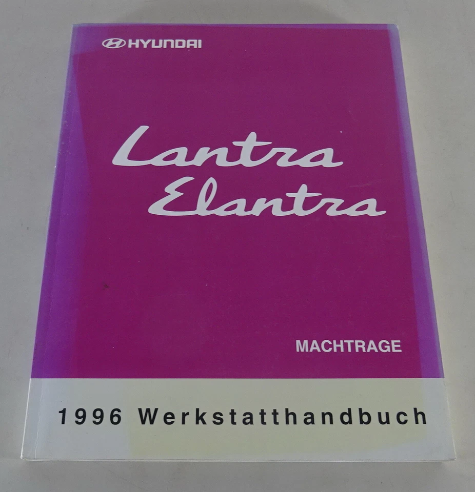 Manual De Taller Adicional Hyundai Lantra - Elantra 1996 Estado 11/1995 - Imagen 1 de 1