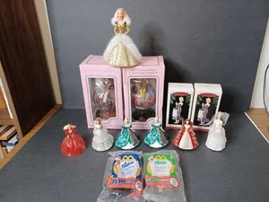 Hallmark & Barbie Ornamente verschiedene 10 Stück & 2 McDonalds Barbie & 1 Barbie Haken - Bild 1 von 23