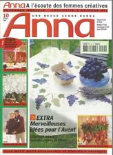 BURDA - ANNA N°10-2002 - IDEES POUR L'AVENT / ANGES AU CROCHET / RIDEAU DENTELLE