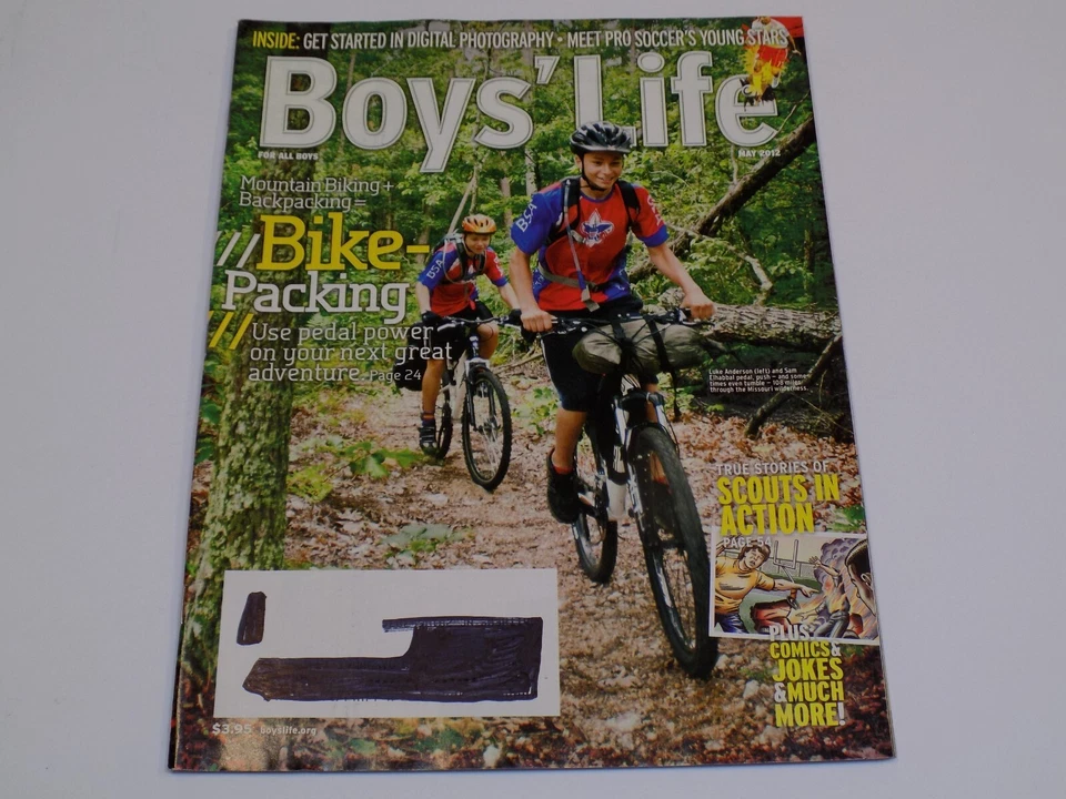 Boys Life Magazine May 2012 Scouts Action Bike Mountain Biking Soccer Stars Joke Foto 1 de 1