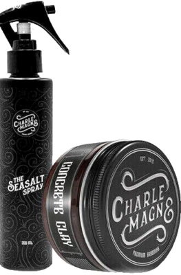 Charlemagne Hairstyle Bundle Sea Salt Spray + Matte Pomade Herren