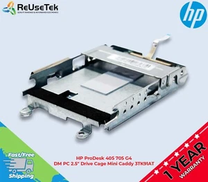 Genuine HP ProDesk 400 600 800 G3 G4 G5 DM Mini PC 2.5" Hard Drive Caddy 3TK91AT - Afbeelding 1 van 18