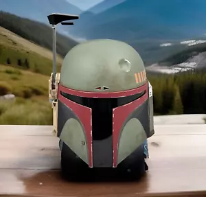 Star Wars schwarze Serie Boba Fett neu gepanzerter Premium elektronischer Helm Lebensgröße - Bild 1 von 19