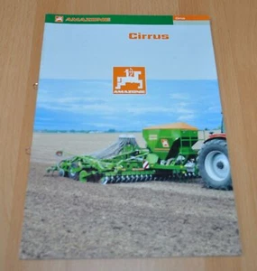 Amazone Cirrus Trailed drill combination Brochure Prospekt - Picture 1 of 5