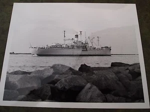 FOTO DE COLECCIÓN BARCO DE VAPOR USNS TWIN FALLS T-AGM-11 ENVÍO 2 - Imagen 1 de 1
