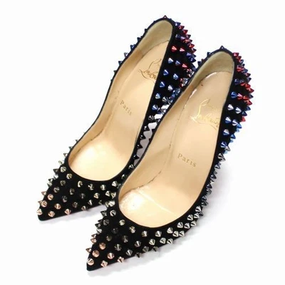 Zapatos de salón Christian LOUBOUTIN Follies Spike negros Scarabe 35,5 Foto 1 de 4