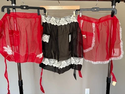 VTG 1950'S-60'S SHEER APRON LOT - Image 1 of 4