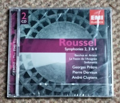 ROUSSEL Symphonies 2 3 4 Bacchus et Ariane etc  EMI Classics 2CD  FACTORY SEALED - Image 1 of 2