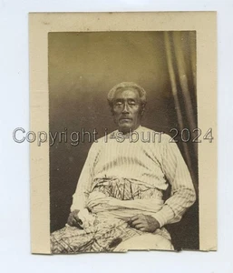 Fiji Tonga Chief Enele Ma'afu 1870s Photo By F H Dufty - Picture 1 of 1
