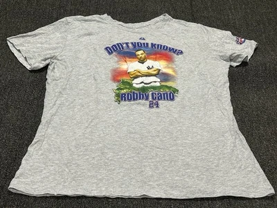 Majestic New York Yankees Robinson Cano 24 серый футболка XXL 2XL двусторонний - Изображение 1 из 4