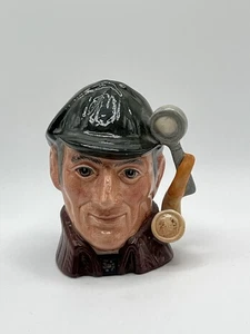 Taza pequeña Royal Doulton Toby jarra Sleuth D 6635 EC - Imagen 1 de 7