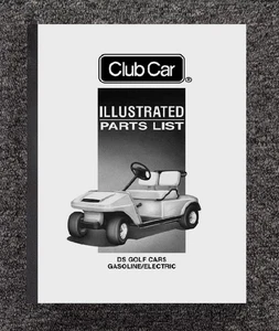 1984-2002 GAS & ELECTRIC GOLF CART PARTS MANUAL FITS CLUB CAR DS FE 290 ENGINE - Picture 1 of 17