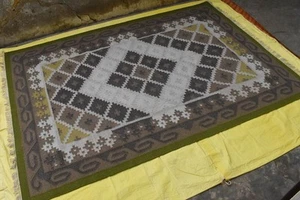 Wool Kilim Carpet 6x9 Rug Afghan Oriental Area Rug Handmade Living Room - Picture 1 of 6