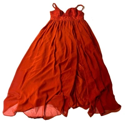 Azazie Elisa (331592) Rust Burnt Orange Color Bridesmaid/Formal Dress ~ SIZE 12 - Image 1 of 4