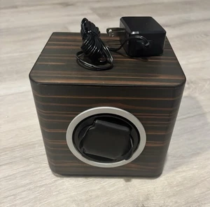 Brouk & Co. Matt Ebenholz Holzuhr Hochwertiger Beweger Lux Geschenk - Bild 1 von 5
