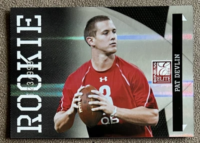 2011 Donruss Elite Rookie /999 Pat Devlin #173 Delaware Football Numbered RC SP - Image 1 of 3