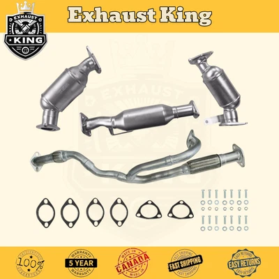 GMC Acadia (2009-2016) 3.6L Left, Right & Rear Converters with Flex Y-Pipe Foto 1 de 4