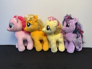 Lote My Little Pony Build A Bear Applejack Pinkie Pie Fluttershy Twilight Sparkle - Imagen 1 de 23