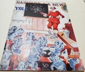 FOOTBALL Harvard AA News vs. Yale GAME Official Program November, 25 1939 - Picture 1 of 12