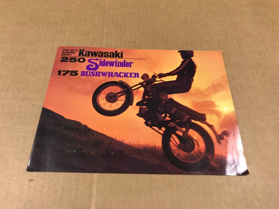 复古川崎 250 Sidewinder/185 Bushwhacker代理销售员手册 — 第 1/4 张图片