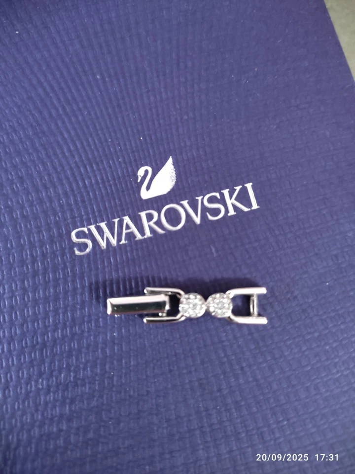 Swarovski Swan Clip Di Allungamento  Braccialetti O Collane Modello Tennis  - Immagine 1 di 4